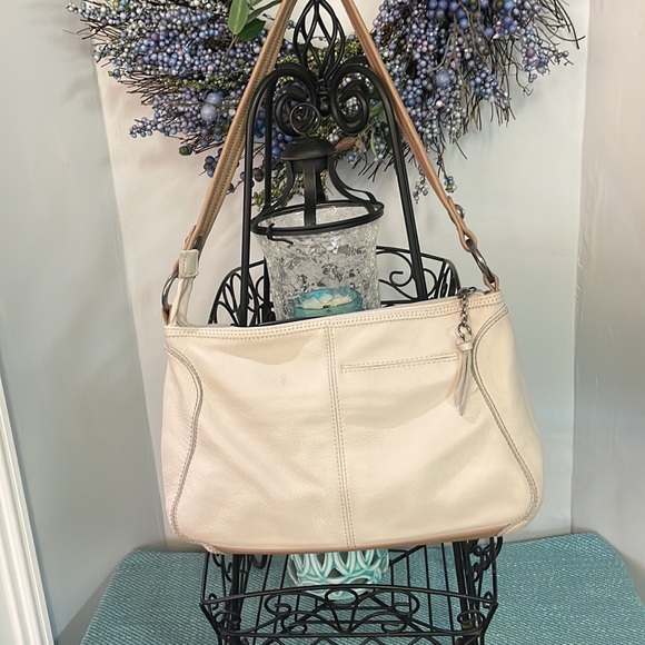 The Sak Cream/Tan Leather Purse - Picture 2 of 10